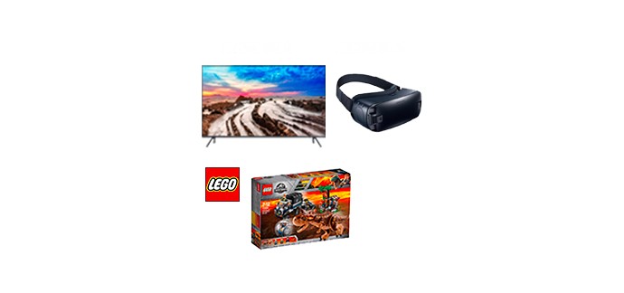 Orange: 1 TV Samsung, des casques VR, des boites de Lego Jurassic World 2 et des goodies du film à gagner