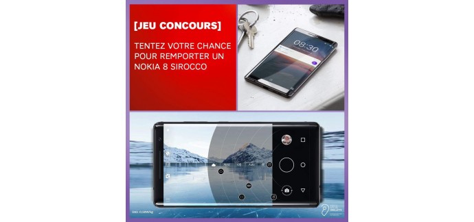 SFR: Un Nokia 8 Sirocco à gagner