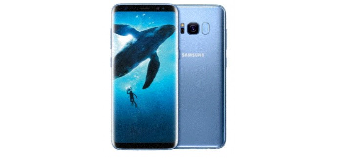 Pixmania: Smartphone - SAMSUNG Galaxy S8 Coral Blue, à 487€ au lieu de 540€ 