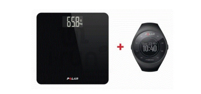 i-Run: Pack POLAR - Balance connectée + Montre M200, à 199€ au lieu de 248€
