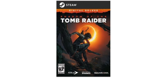 CDKeys: Jeu PC - Shadow of the Tomb Raider Deluxe Edition, à 54,09€ au lieu de 59,69€