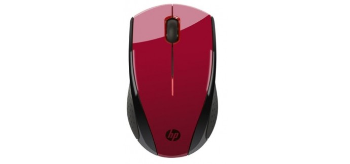 Hewlett-Packard (HP): Souris sans fil - HP X3000 Rouge, à 13,9€ au lieu de 16,99€