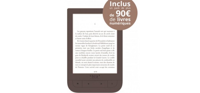 Cultura: Liseuse numérique - TOUCH HD Dark Brown, à 129,99€ + 90€ d'e-books Offerts