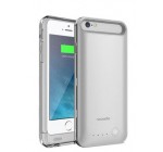 MacWay: Coque batterie ultra plate - NOVODIO Thin Juice 6 Silver iPhone 6/6S, à 19,9€ au lieu de 39,99€