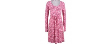 Bonprix: Robe femme manches longues imprimé rouge baies à fleurs d'une valeur de 10,99€ au lieu de 16,99€