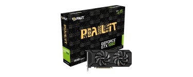 Rue du Commerce: Carte graphique gamer PALIT - GeForce GTX 1060 3GB Dual à 189,90€ au lieu de 229,90€