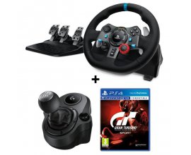Cdiscount: Volant de Course Logitech G29 + Pédales + Levier de Vitesse + jeu PS4 Gran Turismo Sport à 249,99€