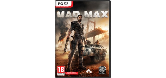 CDKeys: Jeu PC Mad Max à 3,99€ au lieu de 18,19€