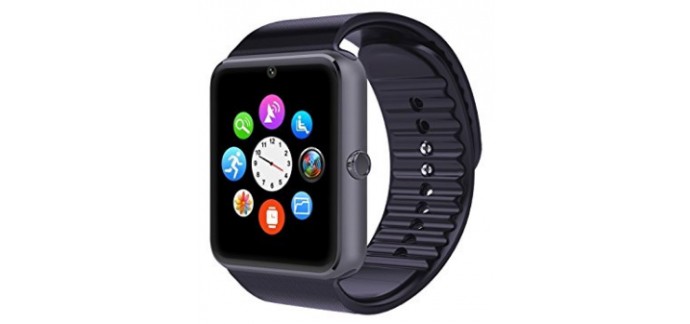 Amazon: Montre Connectée Willful SW016-BK-FR Bluetooth Smartwatch Montre Sport à 33,99€ au lieu de 89,99€
