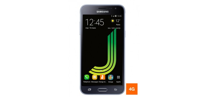 Sosh: Smartphone Samsung Galaxy J3 2016 noir à 99€ au lieu de 129€