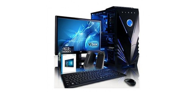 Boulanger: PC Gamer Vibox PC Gamer Pack - 3.9GHz CPU, GT 710 2 Go à 634,95€ au lieu de 799,95€