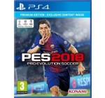 Playstation Store: Jeu PS4 - Pro Evolution Soccer 2018 (PES 2018), à 9,99€ au lieu de 29,99€