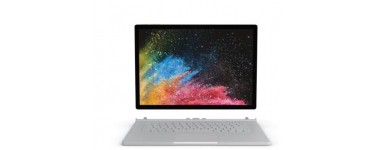 Microsoft: Tablette PC Portable - MICROSOFT Surface Book 2, à 1399€ au lieu de 1916,35€