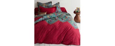 3 Suisses: Housse de couette percale de coton imprimé Kashmer - Multicolore à 31€ au lieu de 61,99€