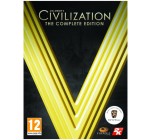 CDKeys: Jeu PC Sid Meier's Civilization V The Complete Edition à 9,09€ au lieu de 36,99€