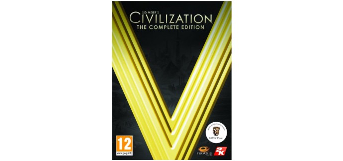 CDKeys: Jeu PC Sid Meier's Civilization V The Complete Edition à 9,09€ au lieu de 36,99€