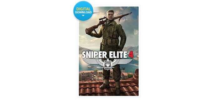 CDKeys: Jeu PC Sniper Elite 4 à 14,79€ au lieu de 49,99€