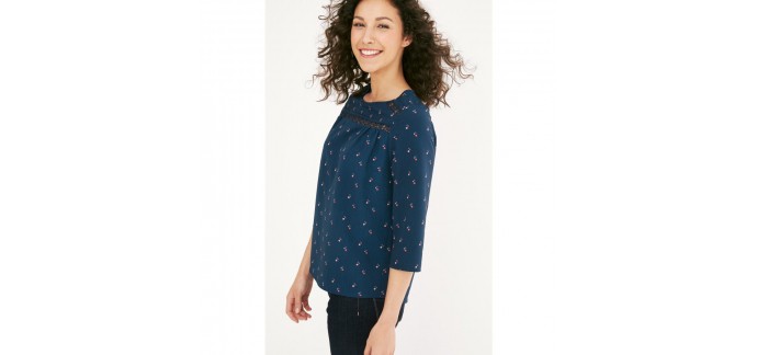 Mellow Yellow: Blouse T-Chloelia Marine au prix de 29,50€