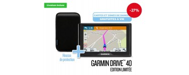 Auchan: GPS Garmin Drive 40 SE LM + housse + ZDD à vie à 109,99€ au lieu de 149,99€