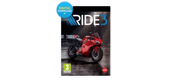 CDKeys: Jeu PC Ride 3 à 37,59€ au lieu de 45,59€