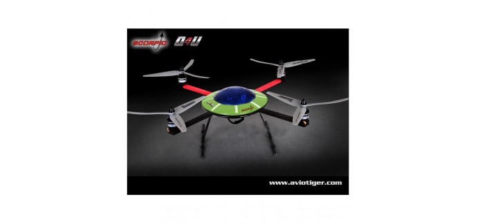 Sports Aventure:  Drone Scorpio Quadri Q4U devo 7 2.4G vert à 319,17€ au lieu de 399€