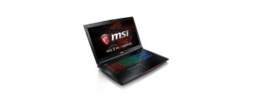 Cdiscount: MSI PC Portable Gamer GE62VR 6RF-256FR Apache Pro à 979,99€ au lieu de 1499€ 