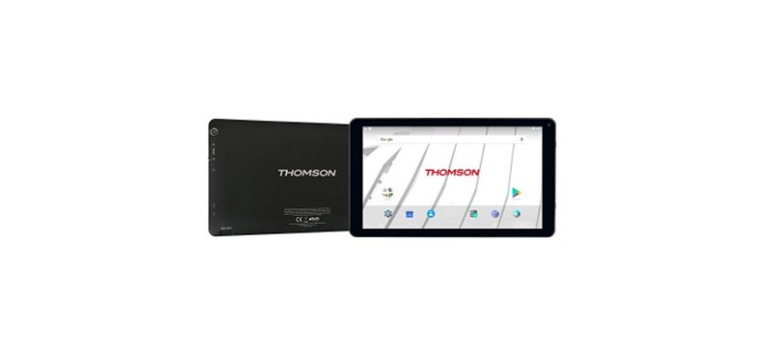 Amazon: Tablette tactile Thomson TEO10-RK1BK8 10,1" Noir RAM 1Go Stockage 8Go à 71,97€ au lieu de 107,99€
