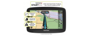 Boulanger: GPS Tomtom Start 52 Europe 48 pays noir à 119€ au lieu de 149€