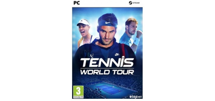 CDKeys: [Précommande] Jeu PC - Tennis World Tour, à 22,79€ au lieu de 45,59€