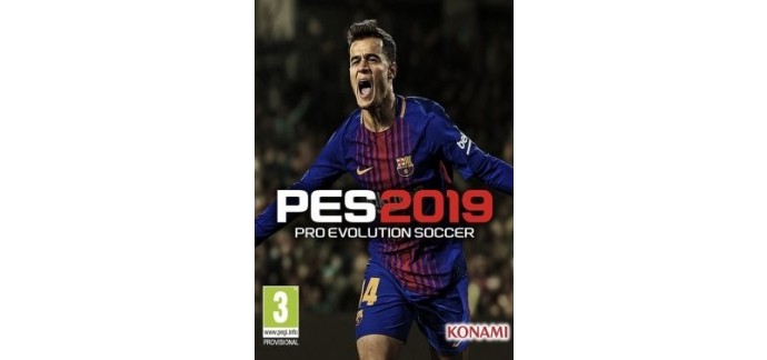 CDKeys: Jeu PC - PES 2019 (Pro Evolution Soccer 2019), à 39,89€ au lieu de 62,69€