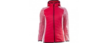 Keller Sports: Fix hood femme veste hybride rose à 49,80€ au lieu de 69,91€ 