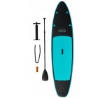 GiFi: Planche de paddle gonflable noir et bleu + accessoires à 159€