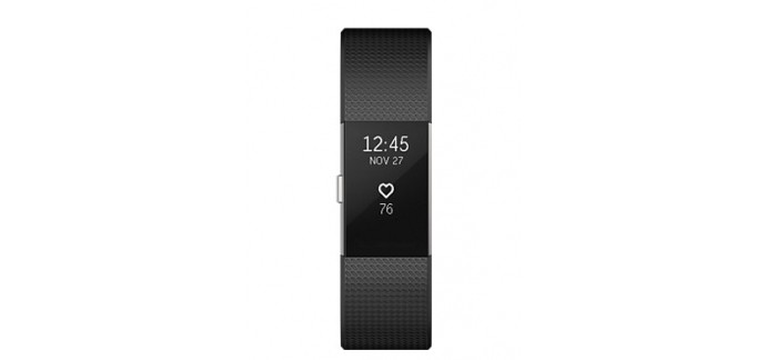 Darty: Bracelet connecté Fitbit charge 2 noir argent large à 119€ au lieu de 159€