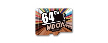 Banggood:  La carte mémoire haute vitesse série Colorful Mixza U3 64GB à 17€ au lieu de 30,62€