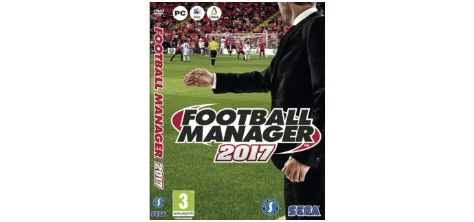 CDKeys: Jeu PC Football Manager 2017 à 10,09€ au lieu de 39,89€