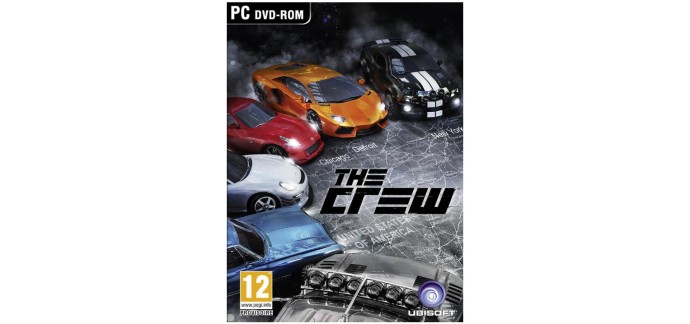 Ubisoft Store: Jeu PC The Crew à 7,50€ au lieu de 29,99€