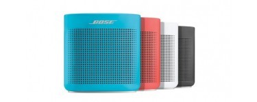 Iacono: Enceintes sans fil Bose Soundlink Color II bleu à 125,10€ au lieu de 139€