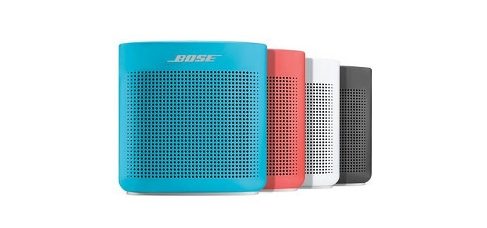 Iacono: Enceintes sans fil Bose Soundlink Color II bleu à 125,10€ au lieu de 139€