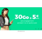 Showroomprive: Forfait RED 30Go en 4G sans engagement pour 5€/mois