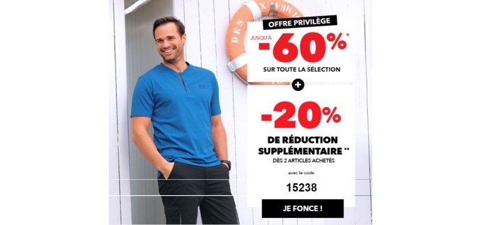 Atlas for Men: Jusqu'à -60% sur une sélection & -20% supp dès 2 articles achetés