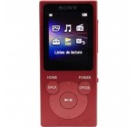 Rue du Commerce: Baladeur MP3 Sony Nwe394R 8Go rouge à 95,95€ au lieu de 125,90€