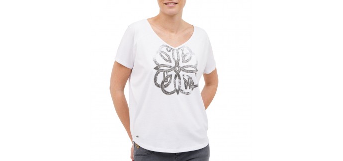 Oxbow: Tee-shirt Travy blanc à 17,50€ au lieu de 25€