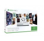 Fnac: Pack Console Microsoft Xbox One S 500 Go + Game Pass 3 Mois + Live Gold à 199€ au lieu de 279€