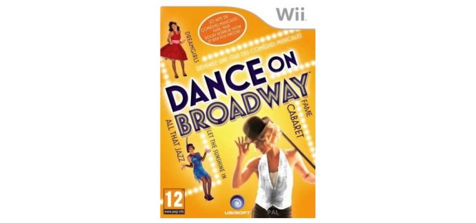 Maxi Toys: Jeu Nintendo Wii Dance on Broadway à 3,58€ au lieu de 5,96€