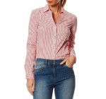 Brandalley: Chemise femme manches longues à rayures rose Caroll d'une valeur de 29,90€ au lieu de 75€
