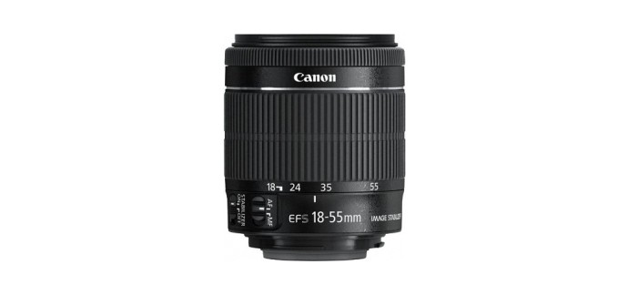 eGlobal Central: Objectif Canon EF-S 18-55mm f3.5-5.6 IS STM à 83,99€ au lieu de 145,99€