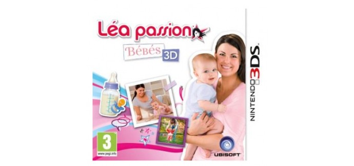 Maxi Toys: Jeu Nintendo 3DS Léa Passion Bébés 3D à 8,98€ au lieu de 14,96€