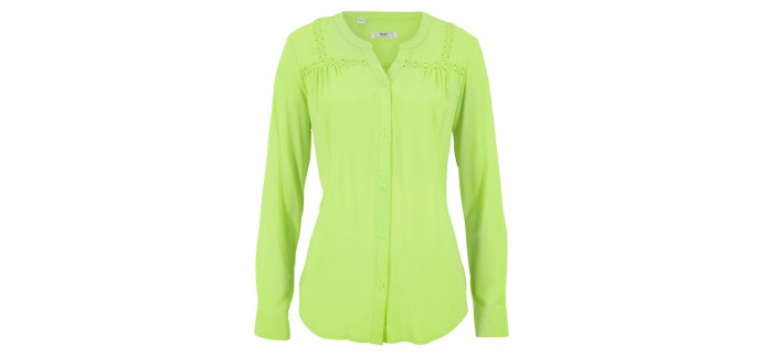 Bonprix: Blouse avec détails en dentelle à 16,99€ au lieu de 19,99€