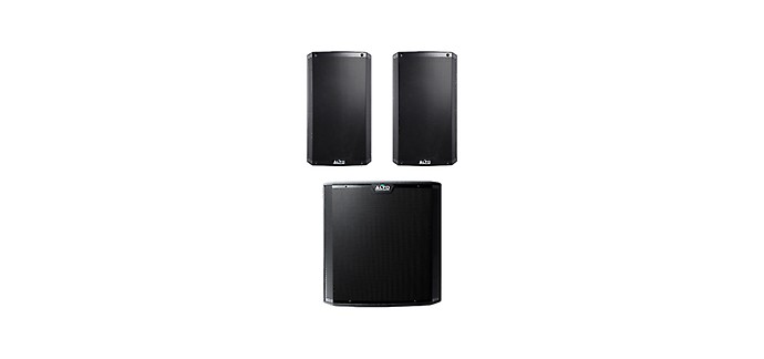 Sonovente: Enceinte - Système Amplifié Alto Ts212 Bundle 3 à 1064€ au lieu de 1299€