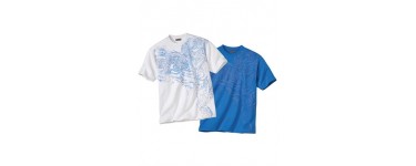 Atlas for Men: Lot de 2 Tee-Shirts Sport Island à 7,75€ au lieu de 25,90€